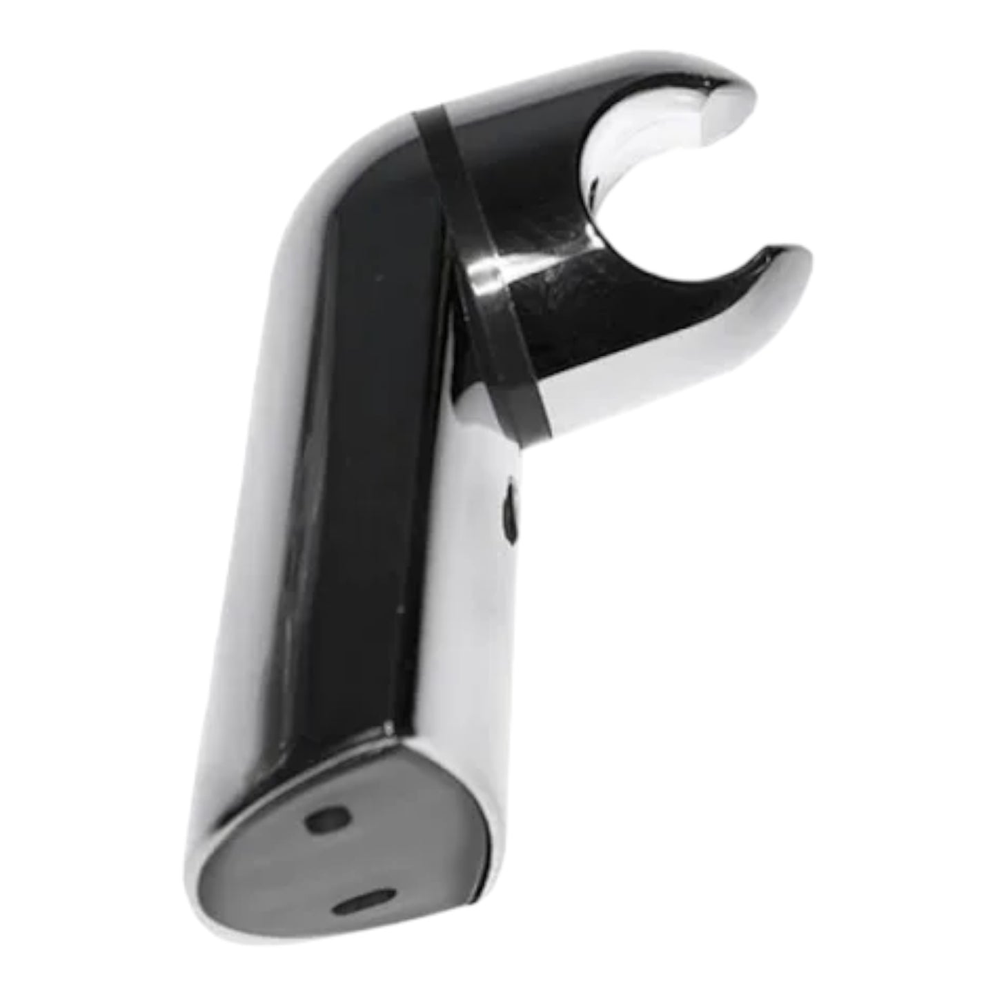 Soporte Cónico Cromado Para Alcachofa De Ducha Orientable Con Sistema De Fijación De 2 Orificios