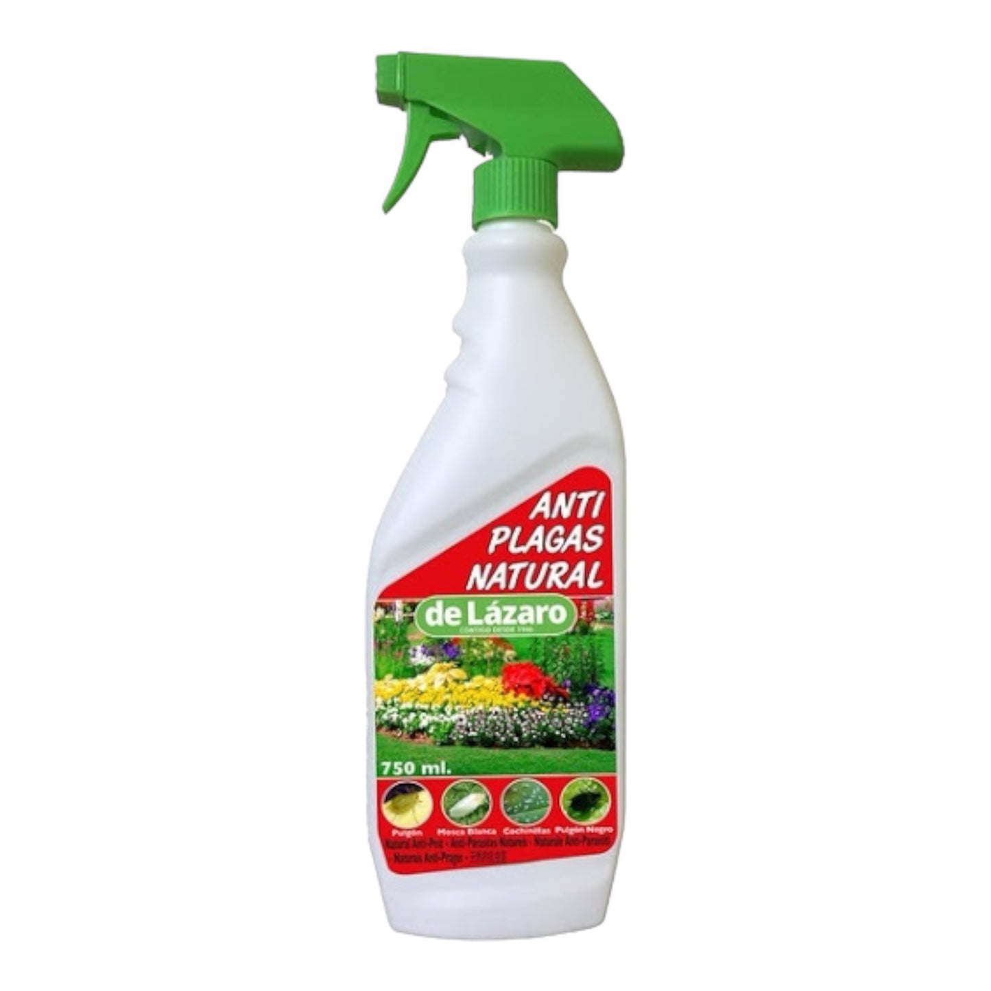 LAZARO ANTIPLAGAS NATURAL PISTOLA 750ML.