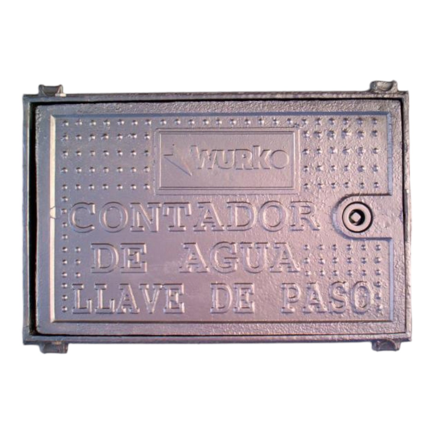 Puerta contador 22*34 cm aluminio + llave