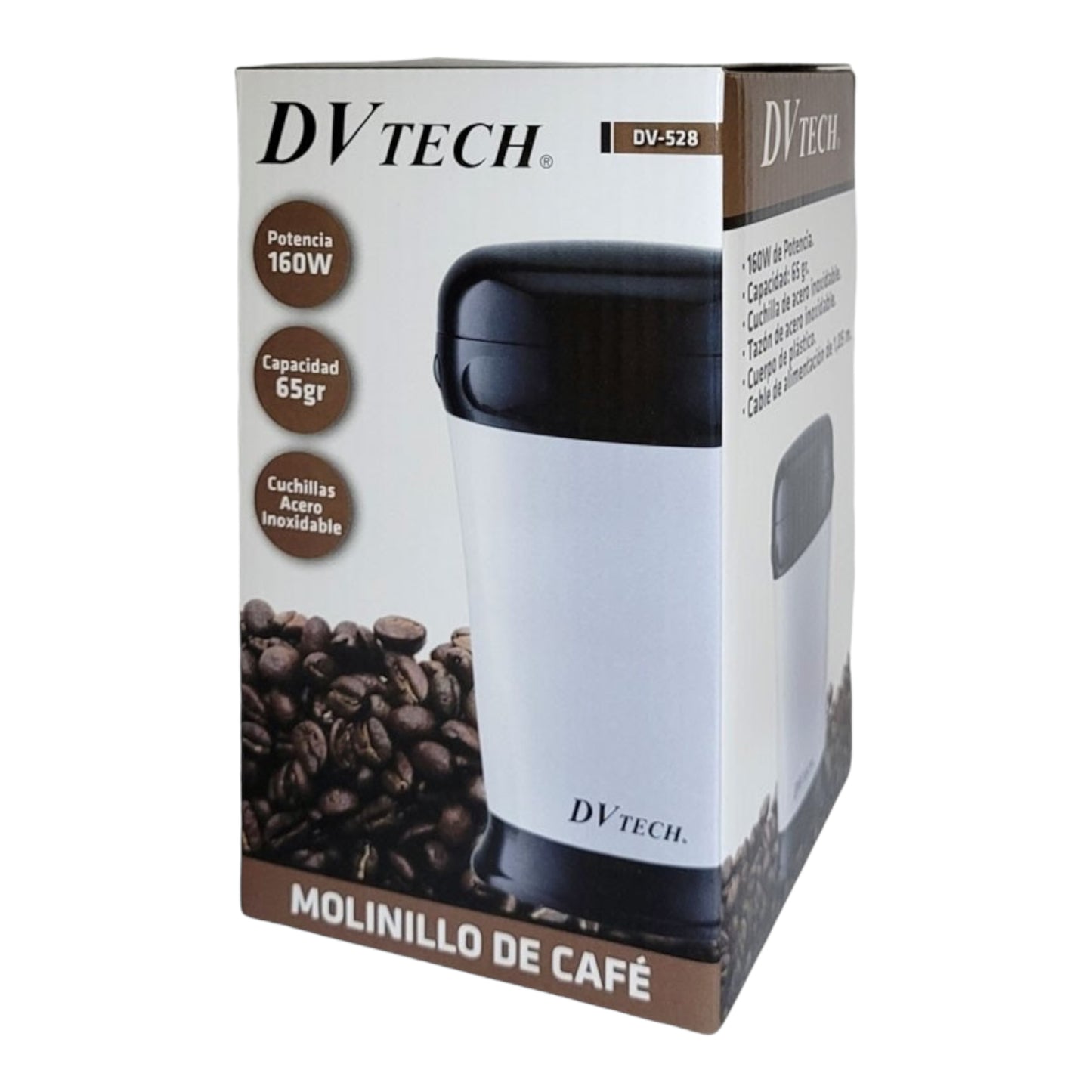 Dvtech Molinillo de Café 160W 65gr DV-528
