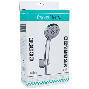 Creaciones D'sele Set de ducha Bermeo multifunción 245x100mm