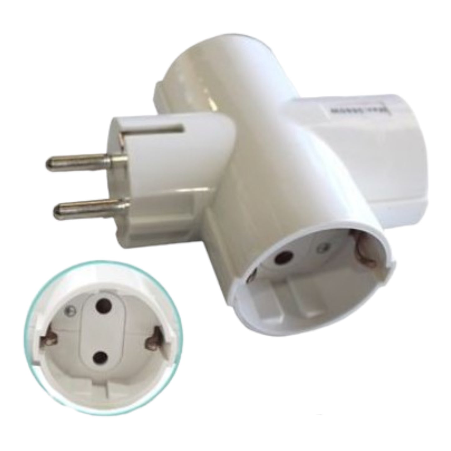 Adaptador Triple Salida Schuko