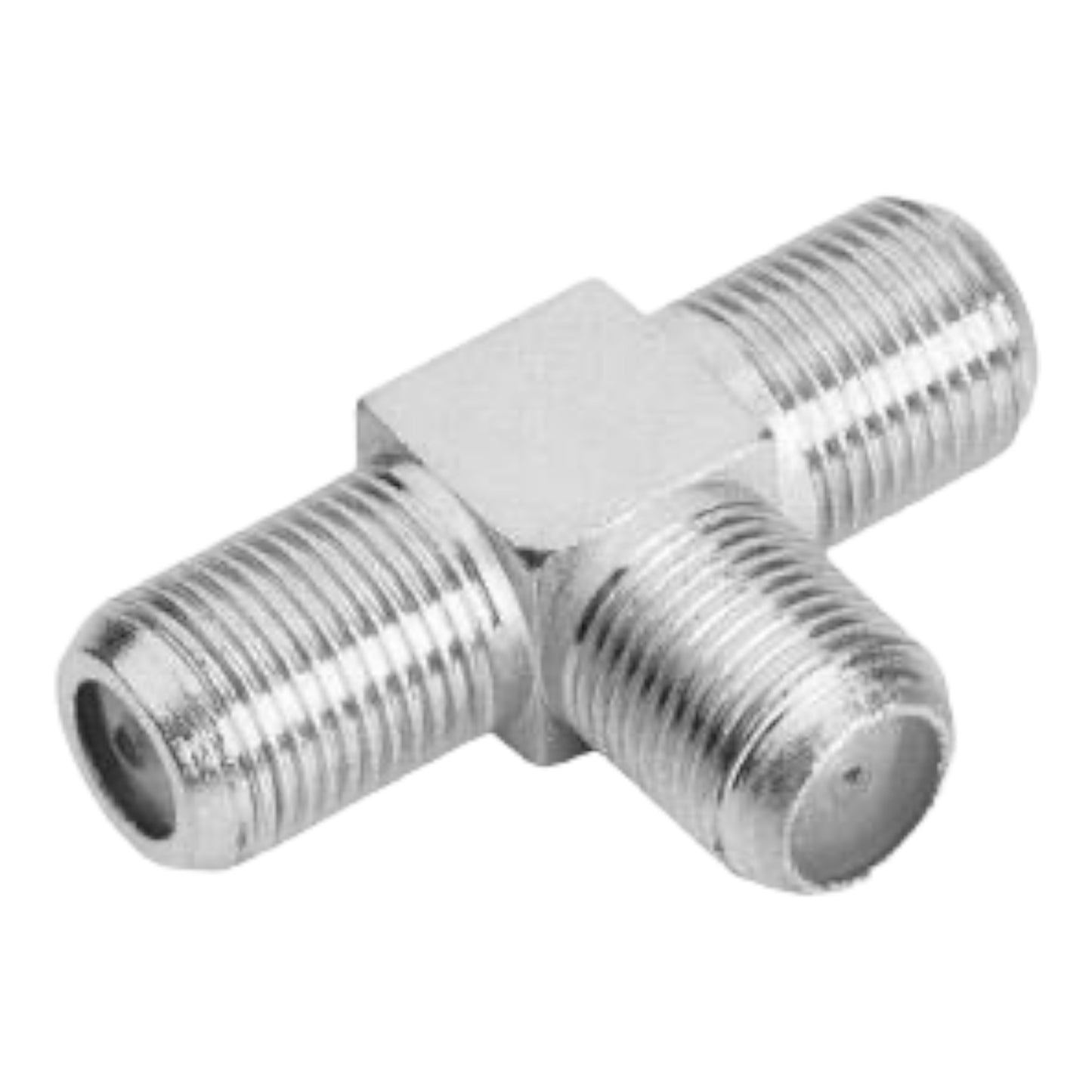 Conector F tres hembras