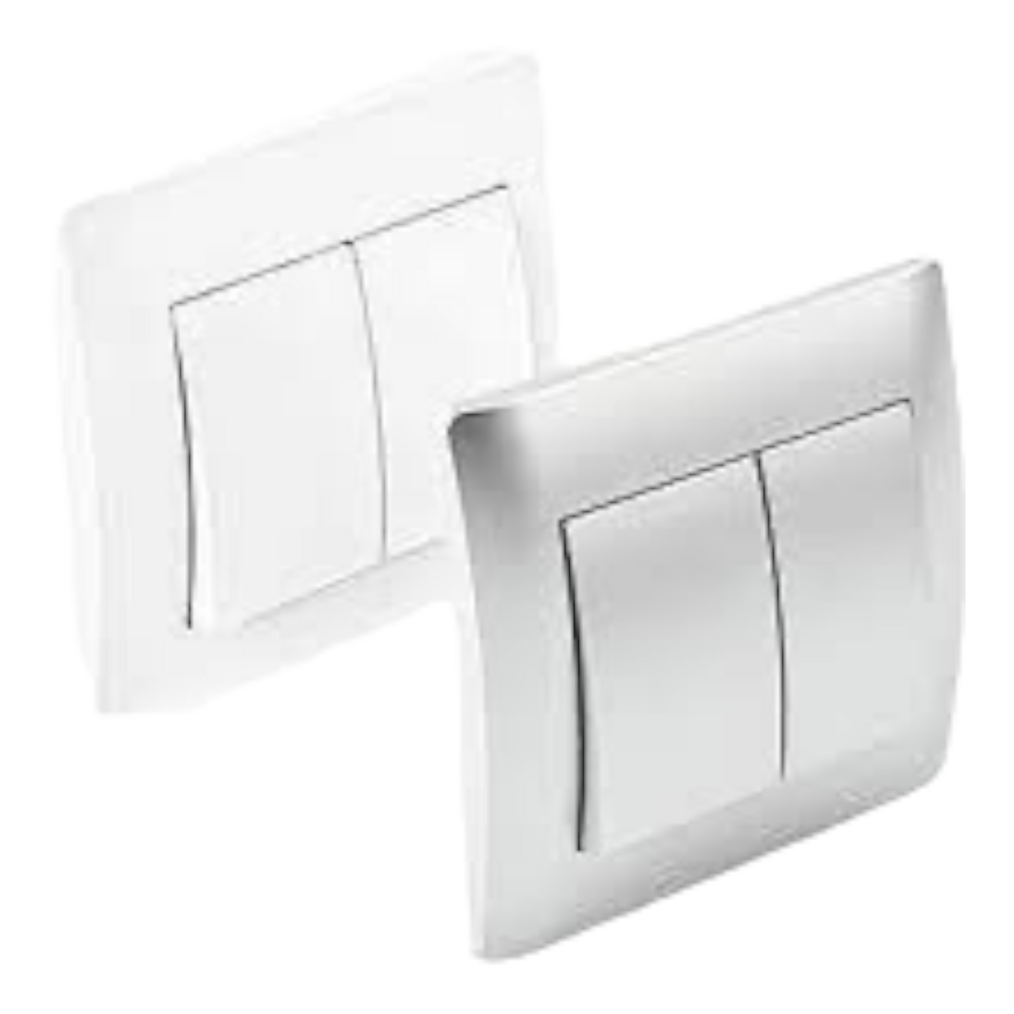 Interruptor doble serie empotrar 10A color blanco