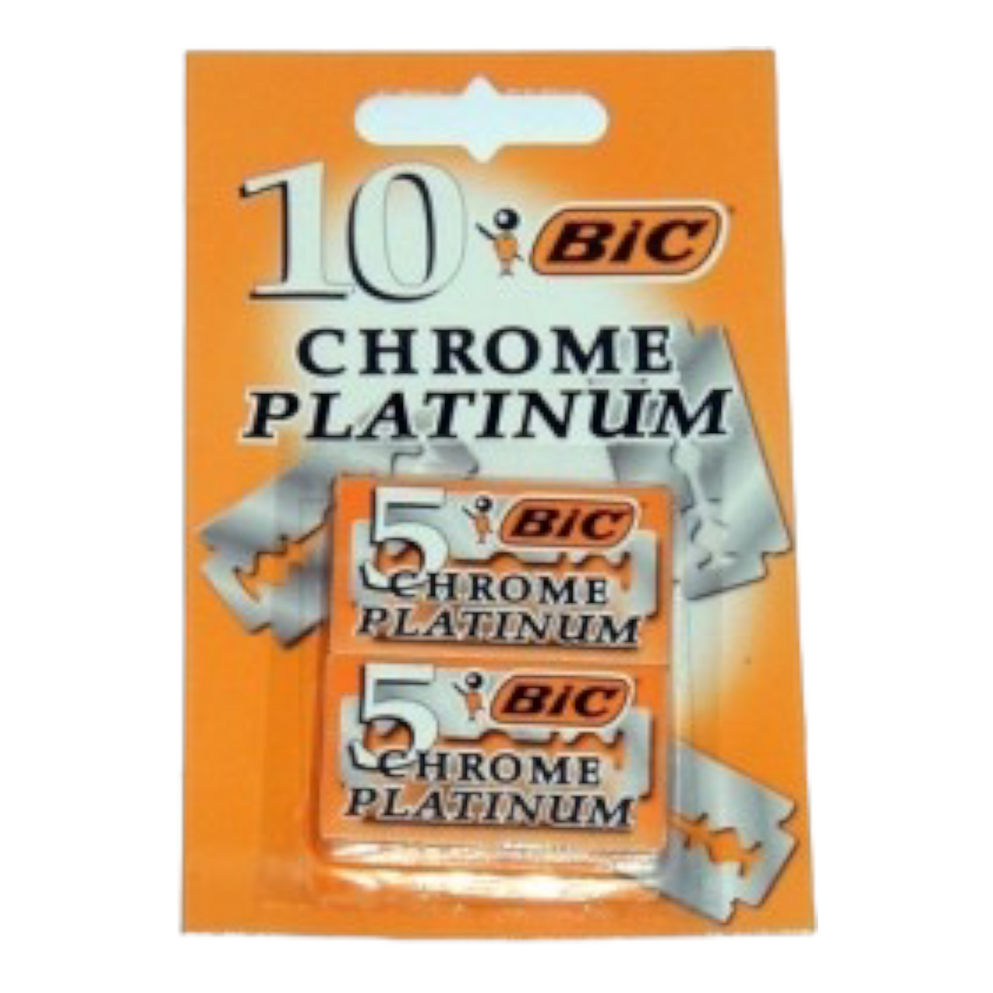 Cuchilla de Afeitar Bic Chrome Platinum 10 Unidades