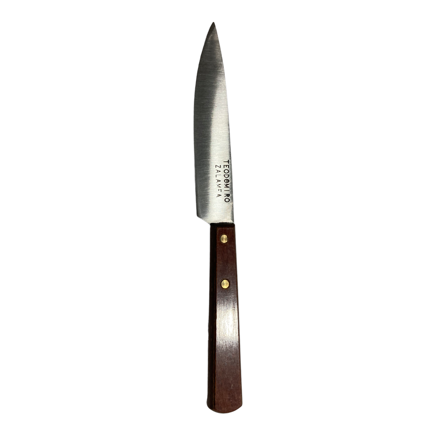 Cuchillo cocina Teodomiro mango madera pintado 11 cm