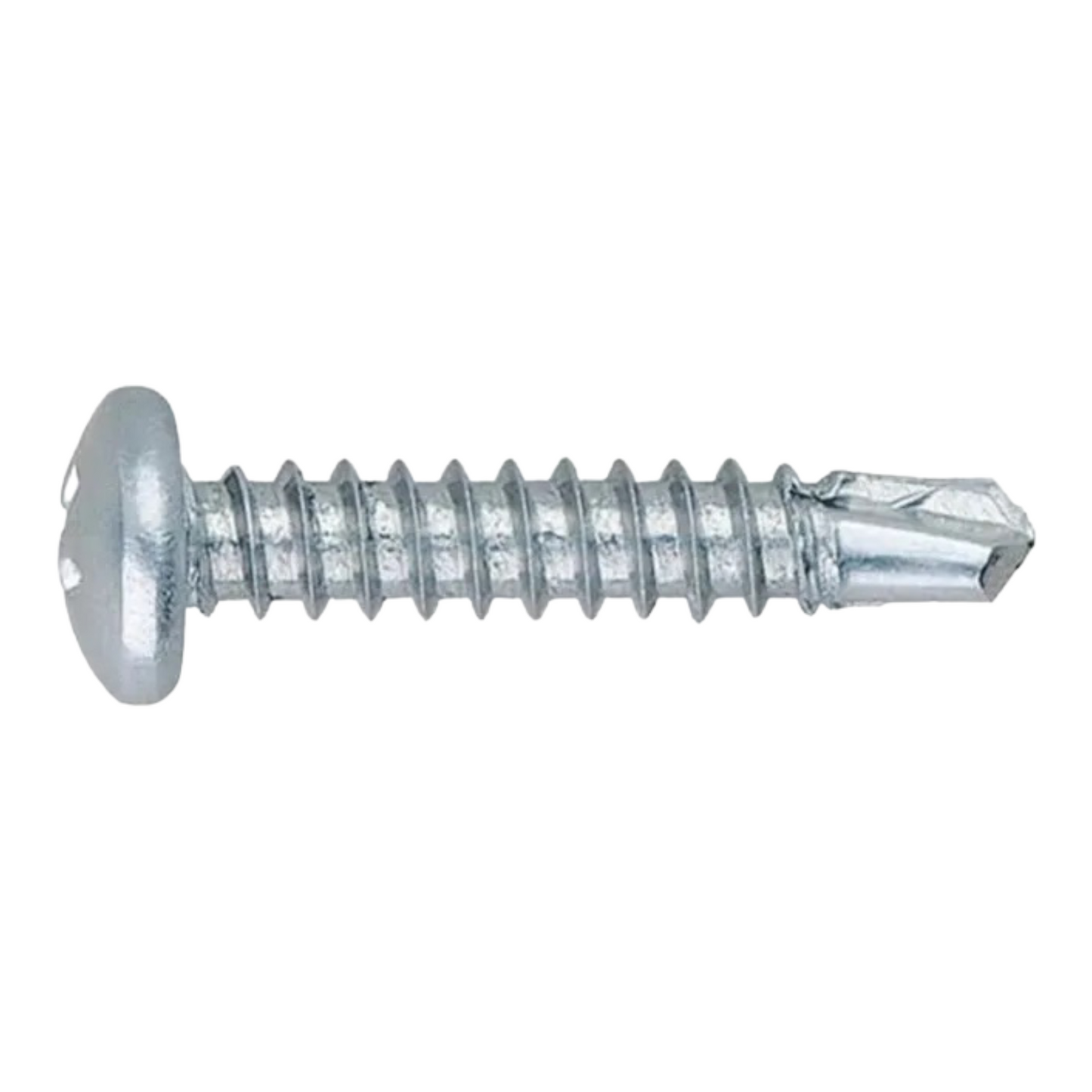 Tornillo punta broca cabeza redonda 4,8*38