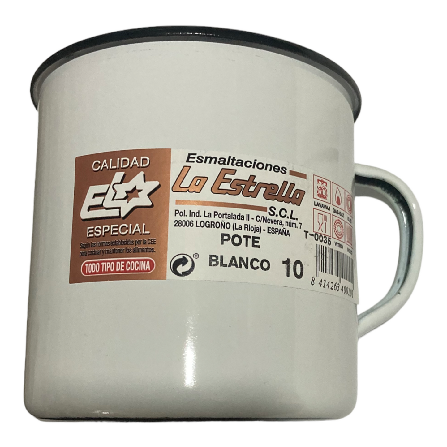 Taza esmaltada La Estrella 10 cm