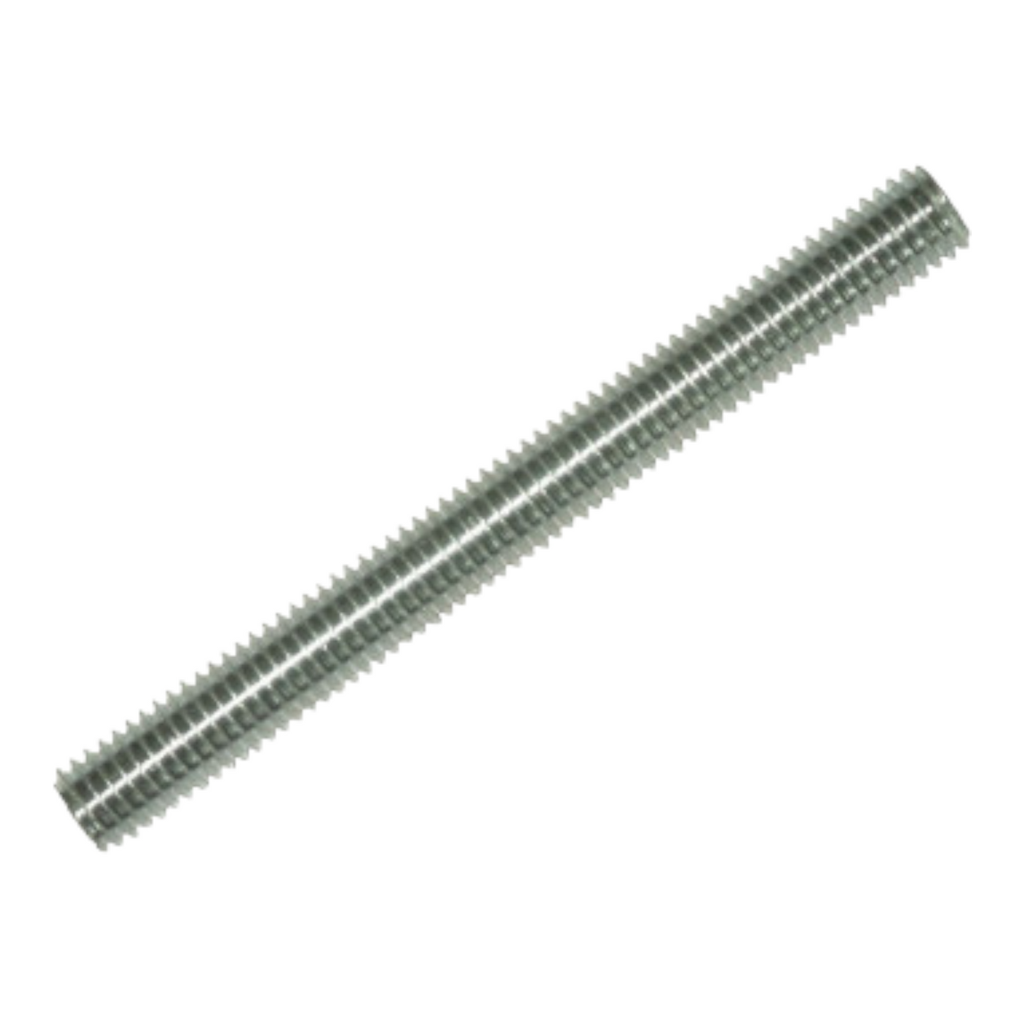 Varilla roscada M10 longitud 1 metro Clase 4.8 Acero cincado blanco