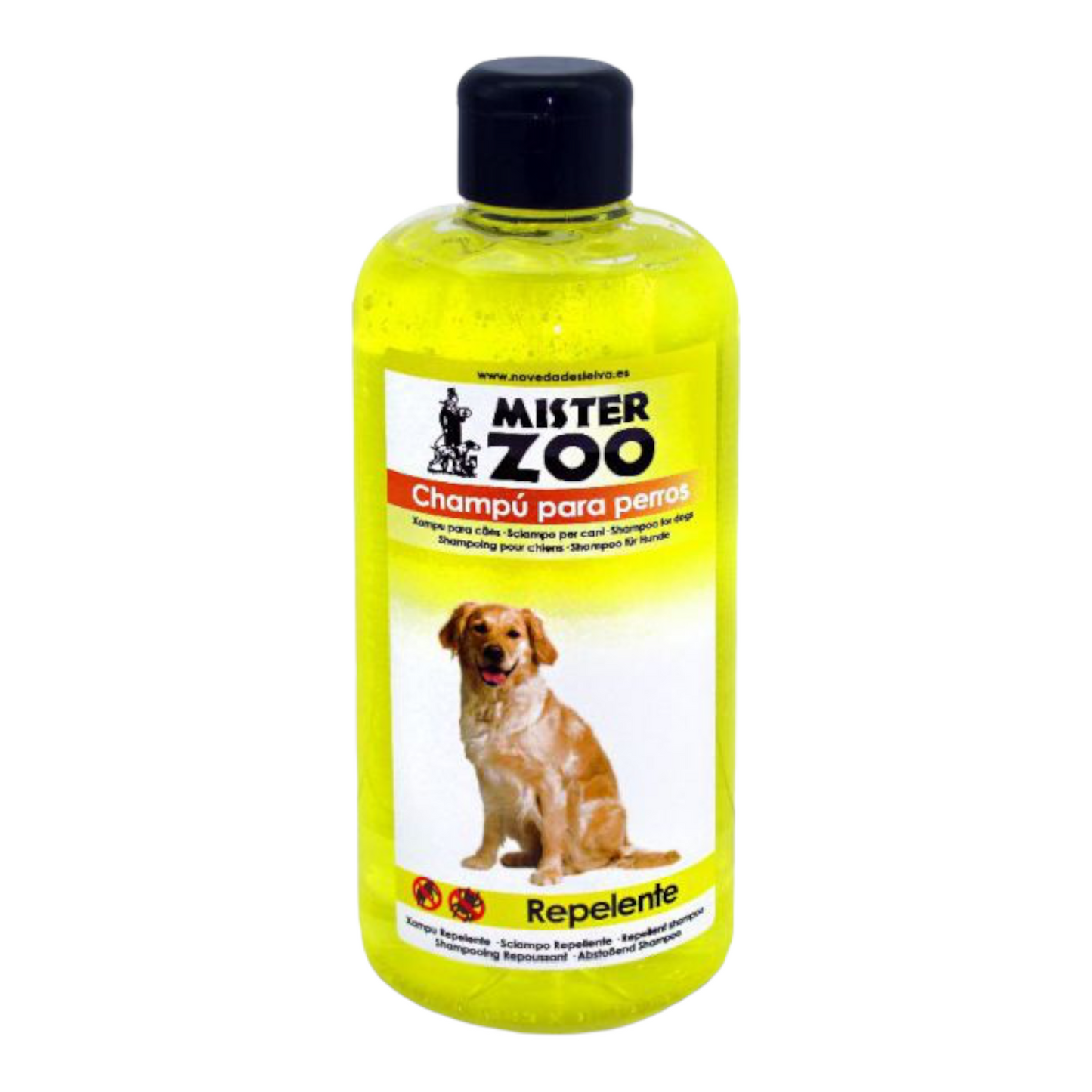 CHAMPÚ PERRO REPELENTE MISTER ZOO 500 ml