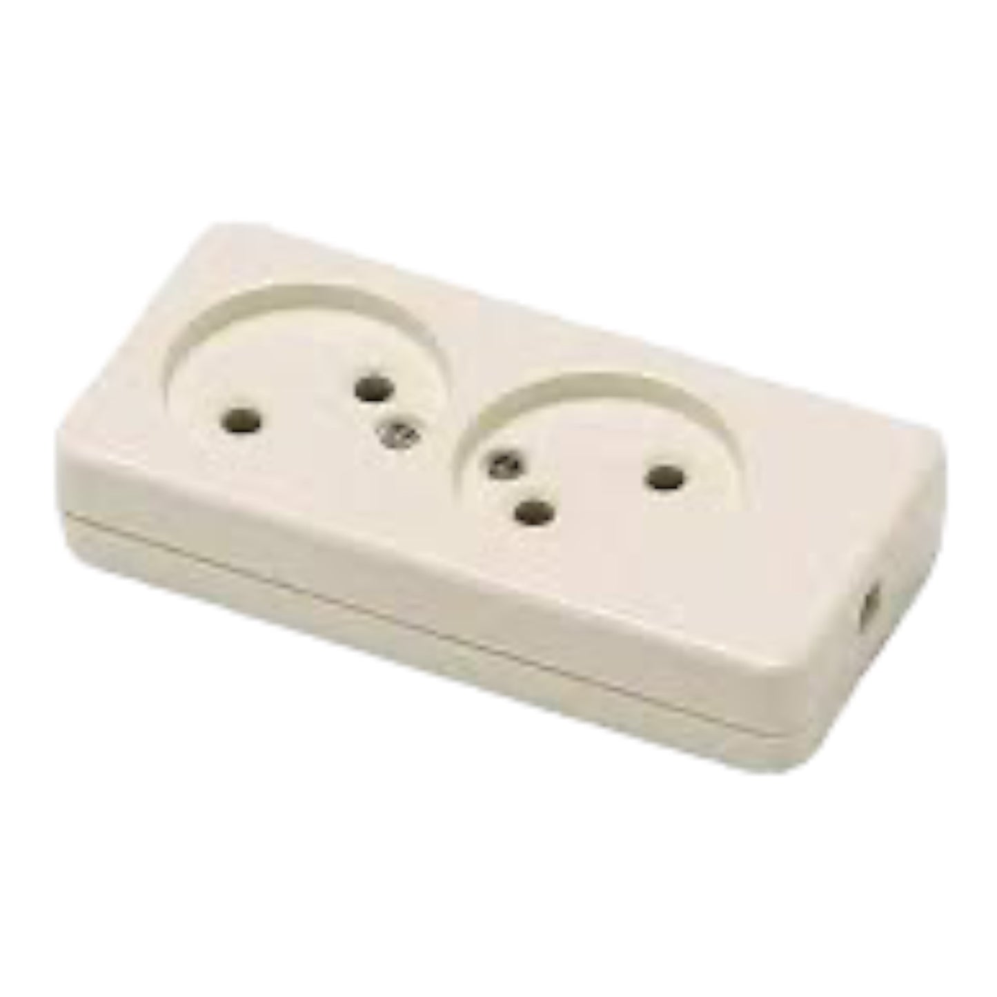 Base 2 tomas sin T.T. S/cable