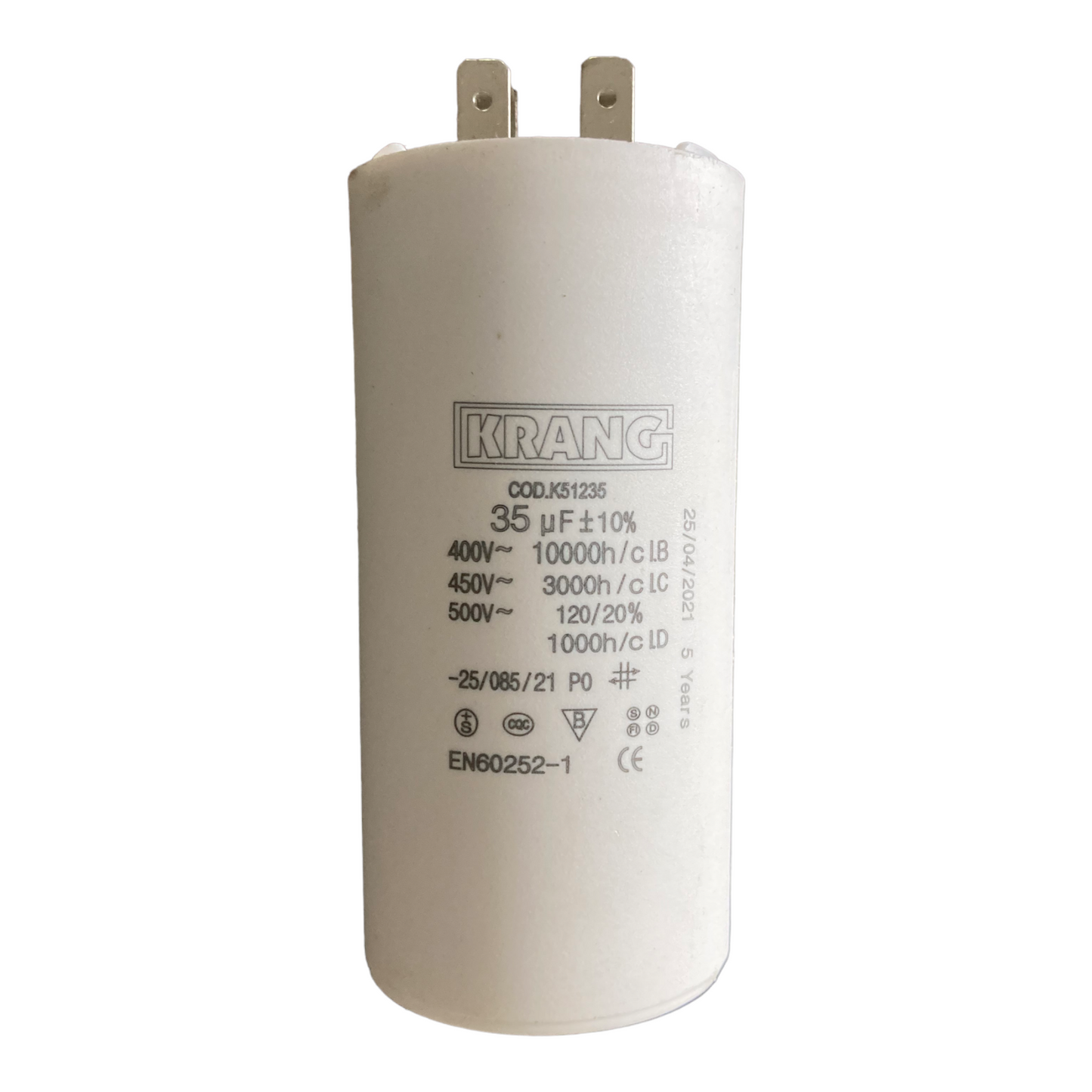 Condensador KRANG 35uf 450VAC