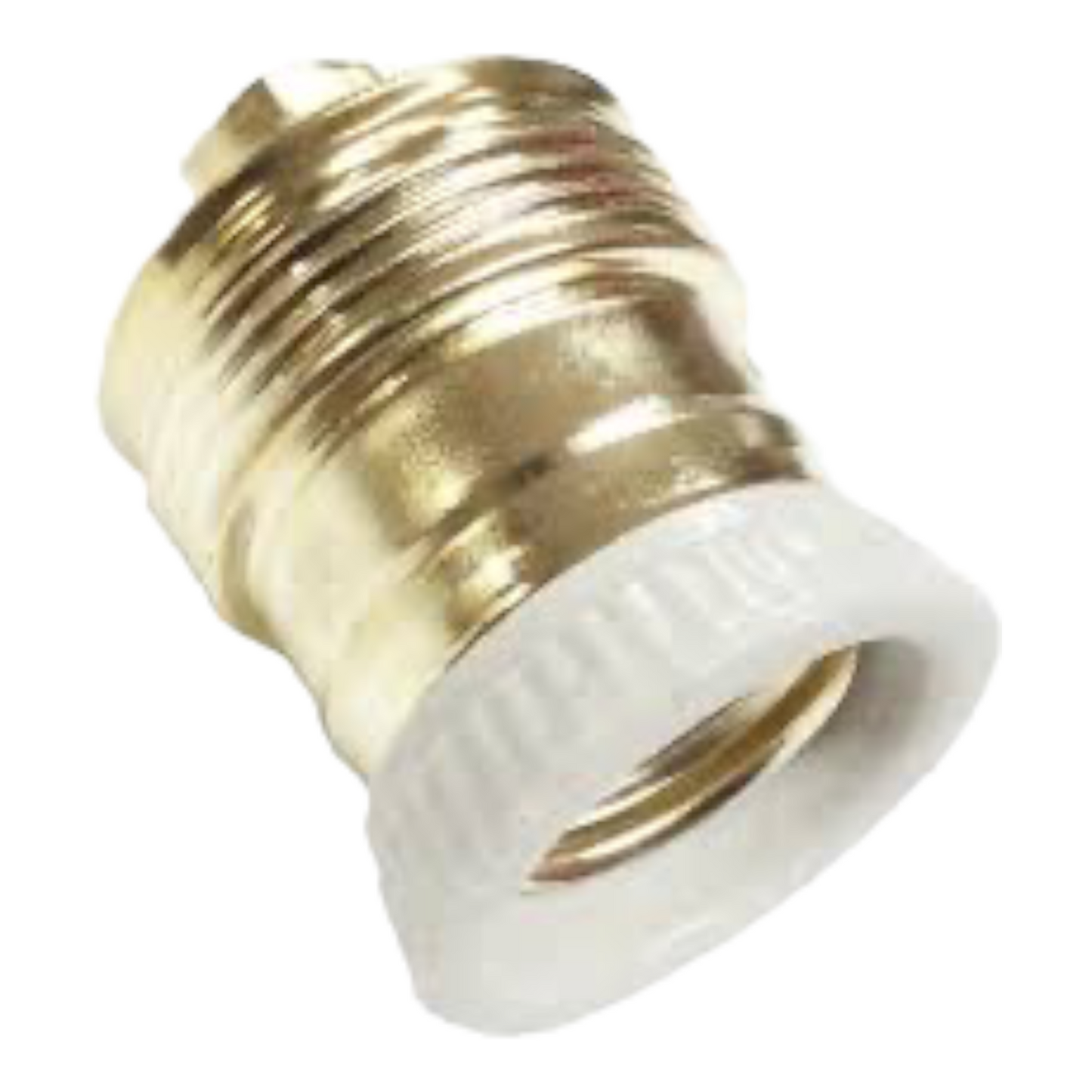 Portalámparas metal anillo cerámico E-27