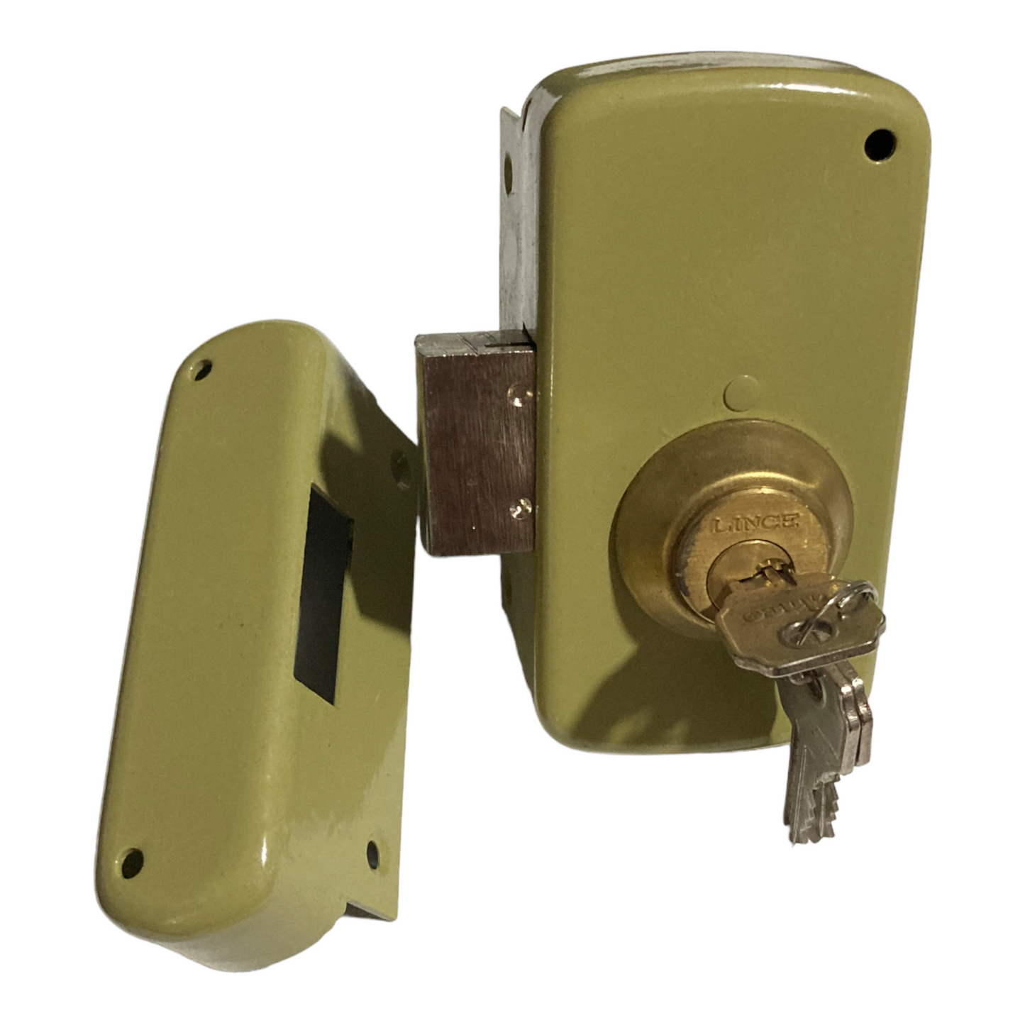 Cerradura lince 5056 C 60mm pintada izquierda