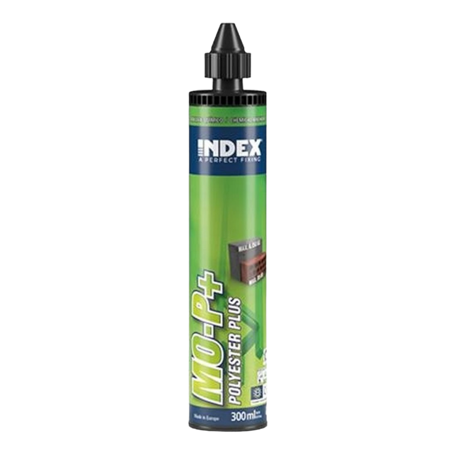 Anclaje químico INDEX MOP300 Poliéster Plus homologado, cartucho 300 ml - MO-P+