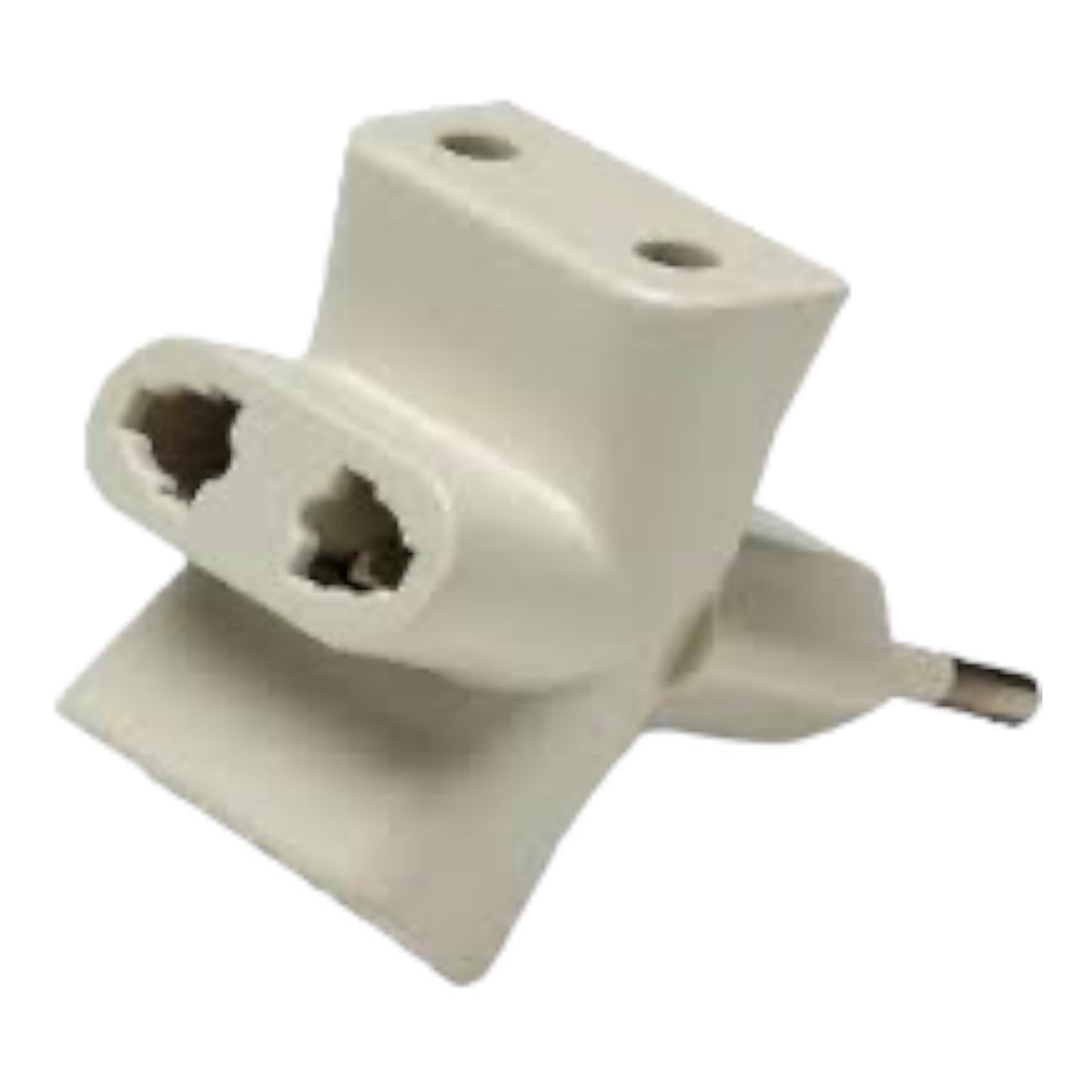 Adaptador triple sin T/T, 10A