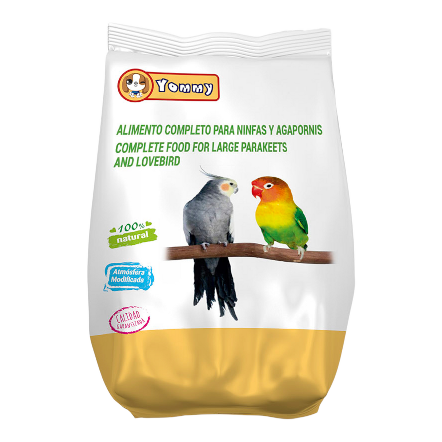 ALIMENTO COMPLETO PARA NINFAS Y AGAPORNIS, 1 KG