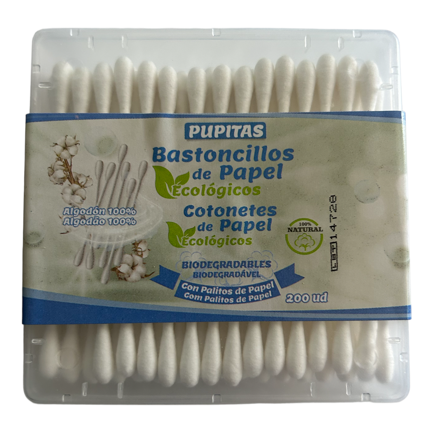 Papitas Bastoncillos de papel ecológicos