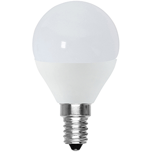 Bombilla esférica LED E14 5W 6000K