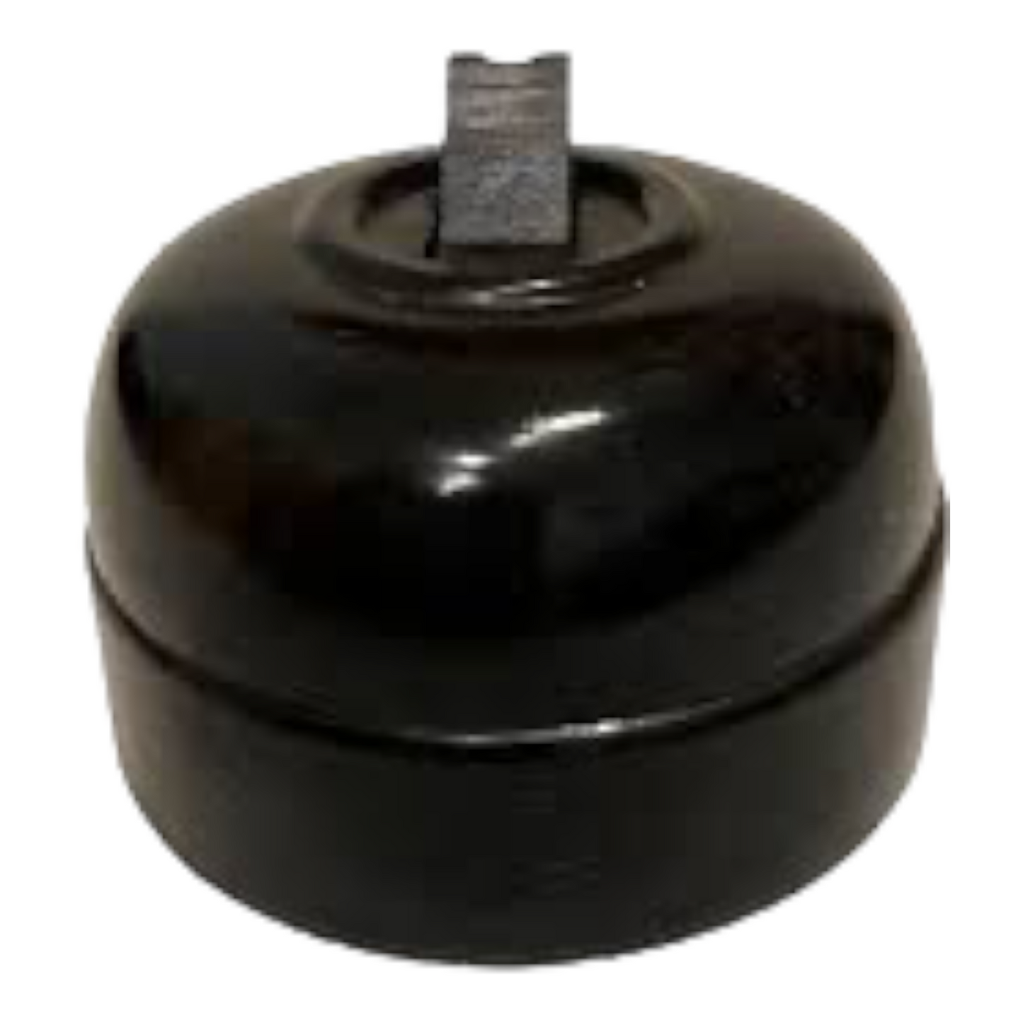 Conmutador Tumbler negro plástico