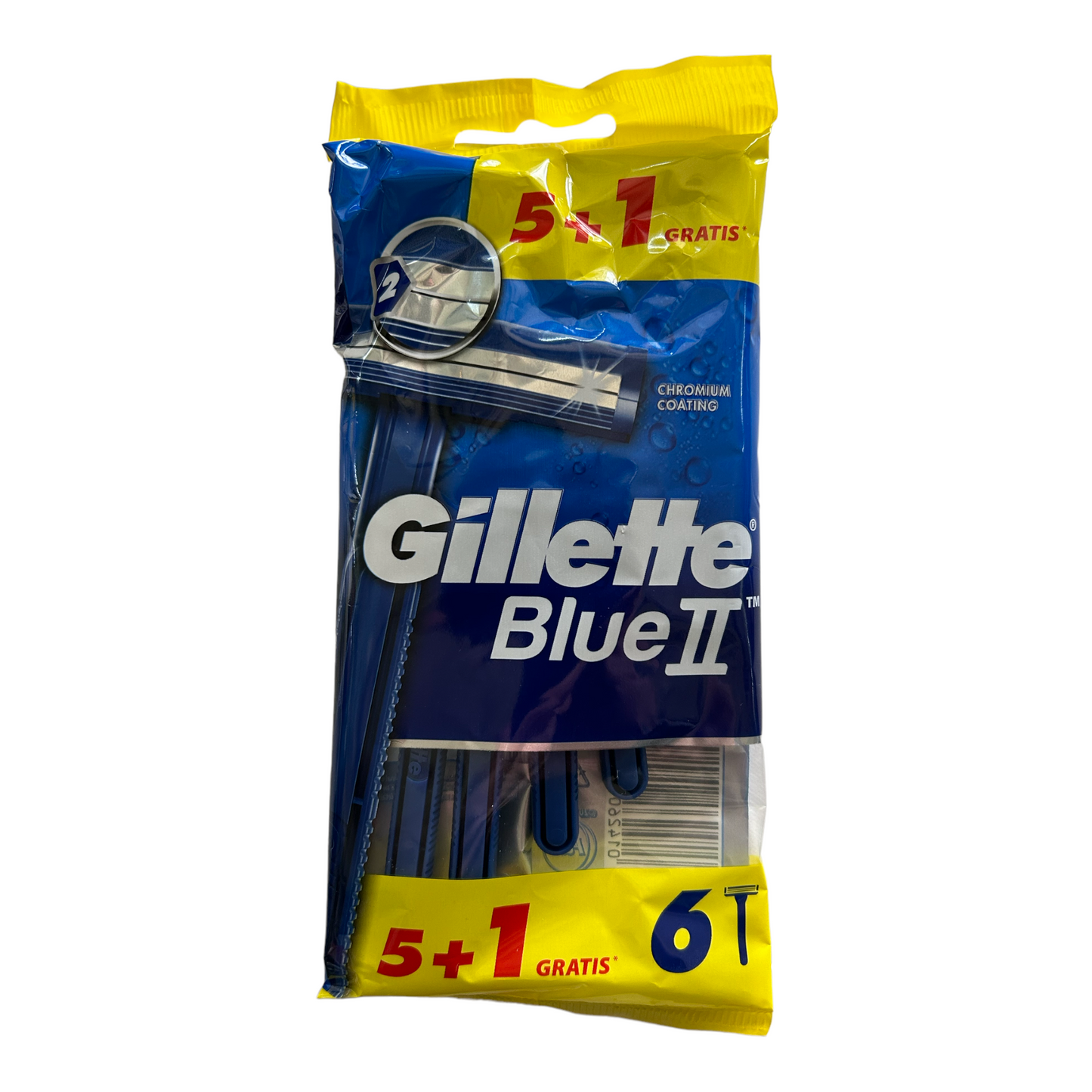 Gillette Blue II maquinilla de afeitar 5 + 1 u.