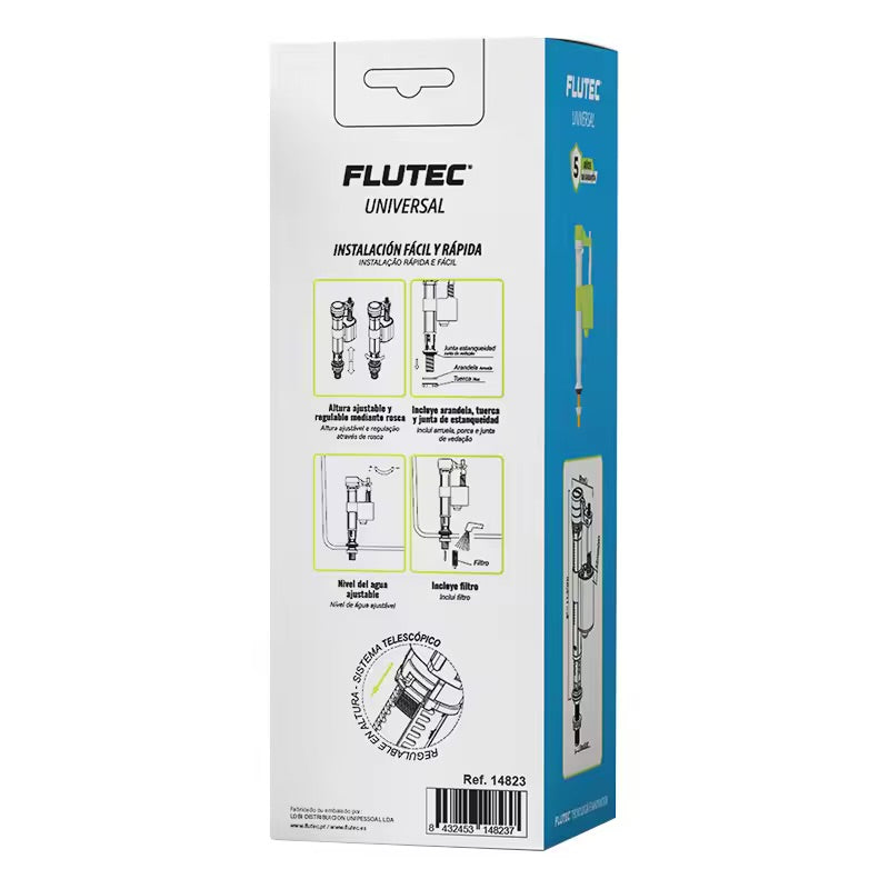 Grifo Flotador para cisternas con toma Inferior FLUTEC.