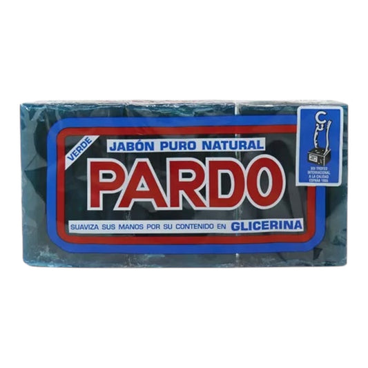 JABON VERDE TACO PARDO PACK-3 X 250 G.