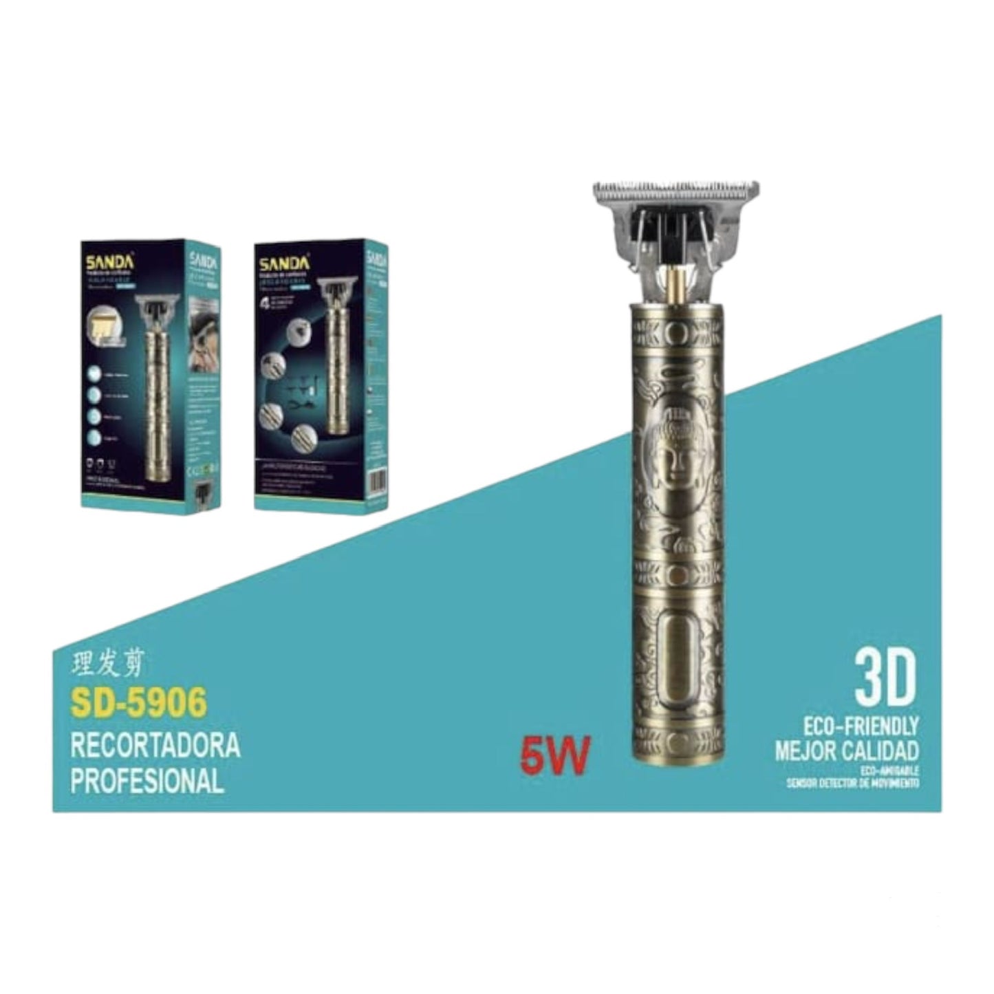 Rapadora profesional recargable Sanda SD- 5906