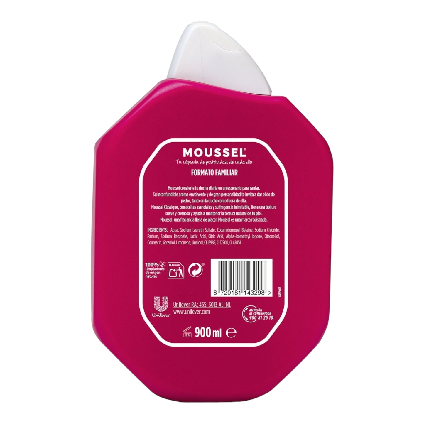 Moussel 900ML Gel de Baño Formato Familiar Legrain