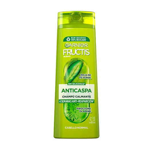 Champu Fructis Fortificante Anticaspa 380ML
Champú fortificante - Garnier