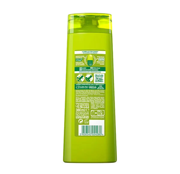 Champu Fructis Fortificante Anticaspa 380ML
Champú fortificante - Garnier