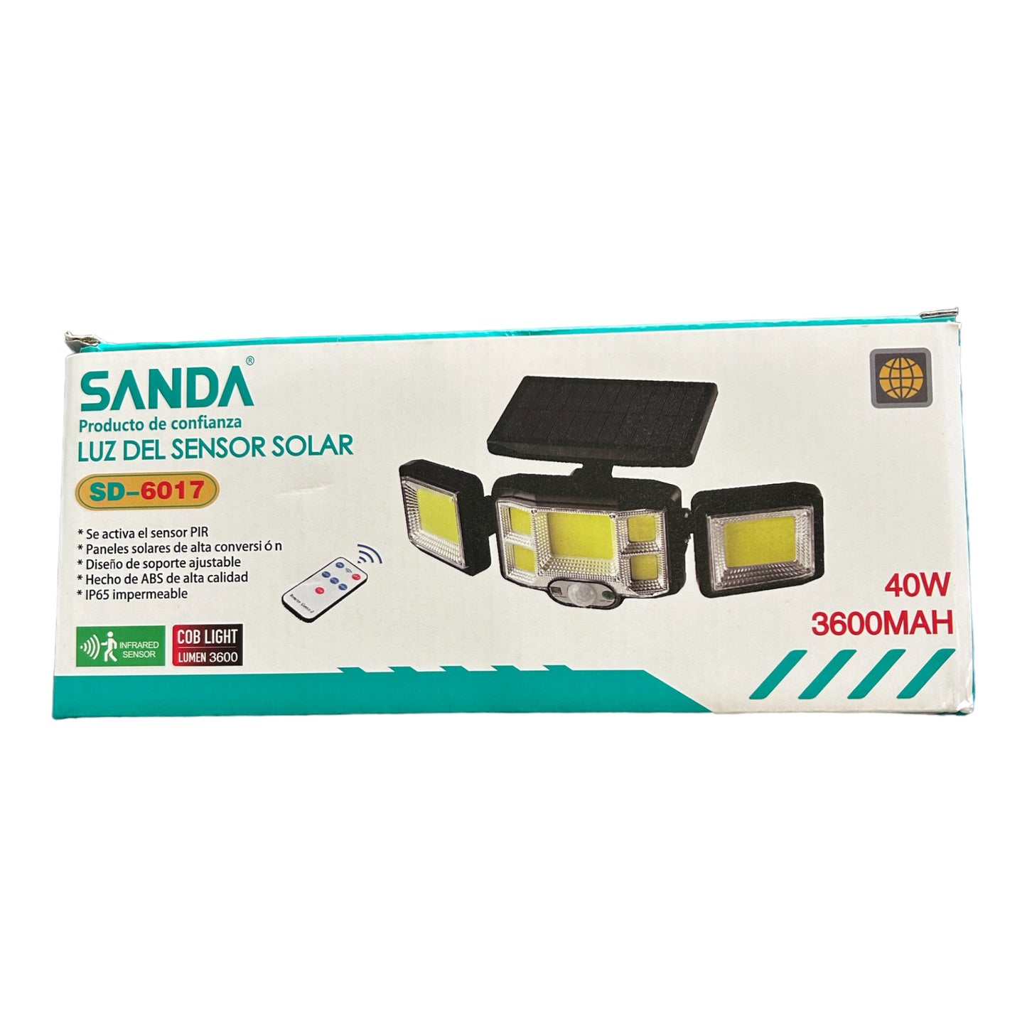 SANDA Luz del sensor solar SD-6017