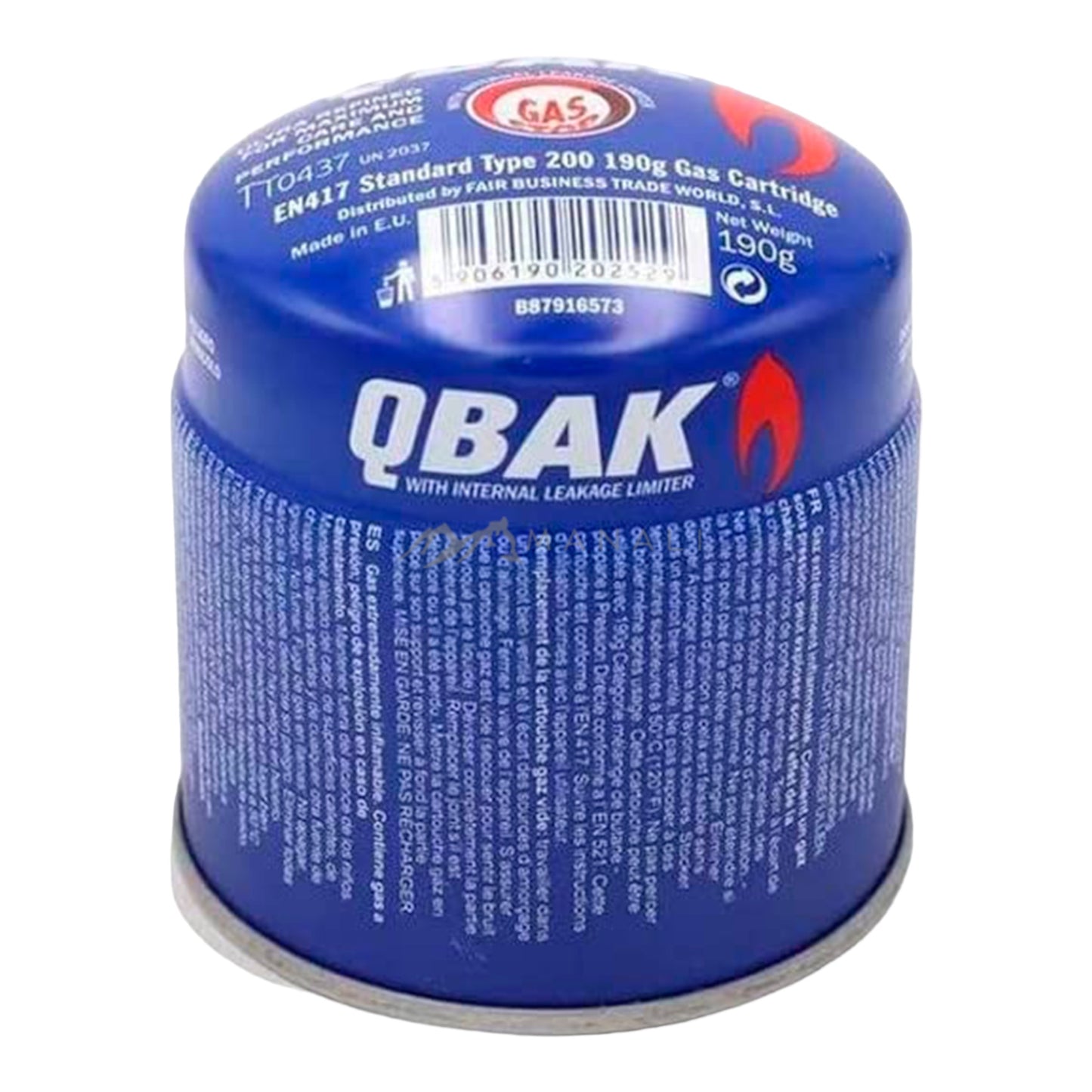 QBAK CARTUCHO BUTANO CAMPING GAS 190GR