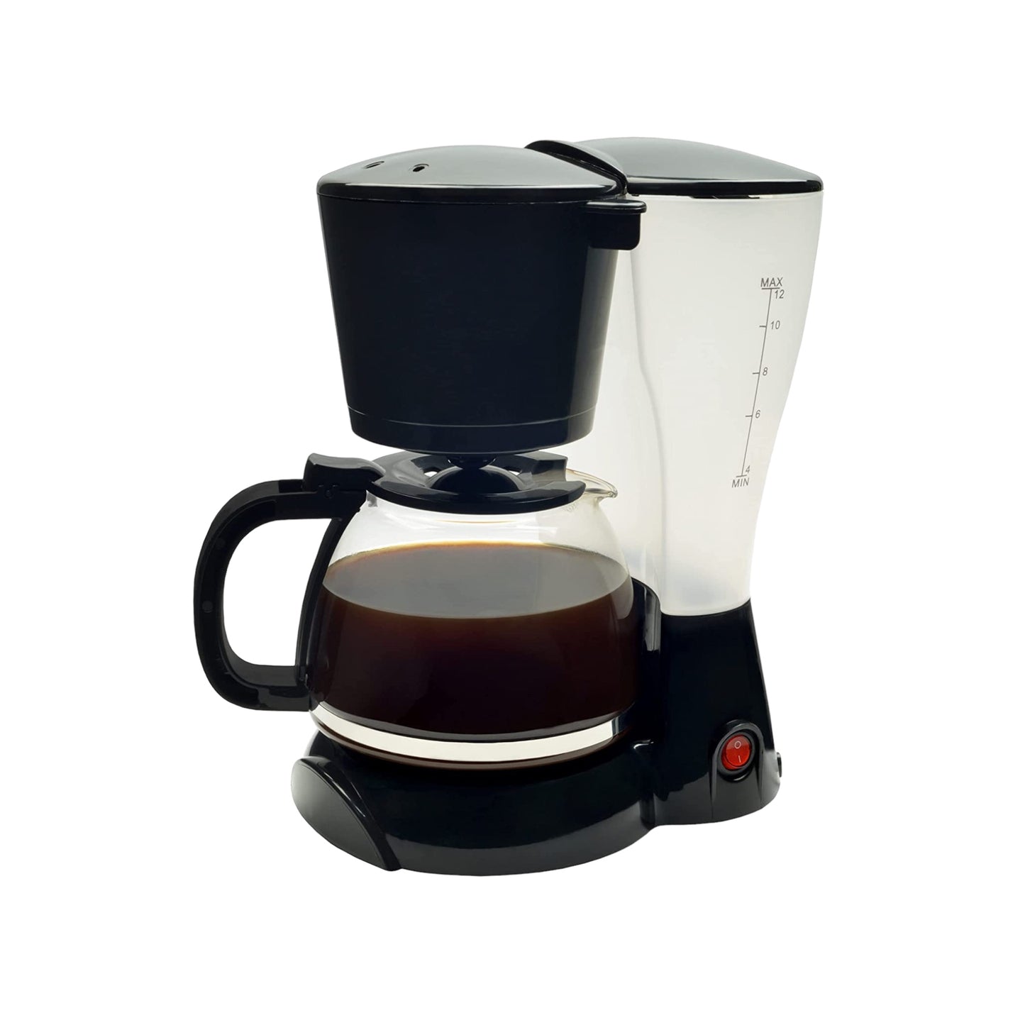 We houseware Cafetera de Goteo 12 Tazas 900W Maquina de Cafe Jarra 1,2L Anti Goteo BN3283