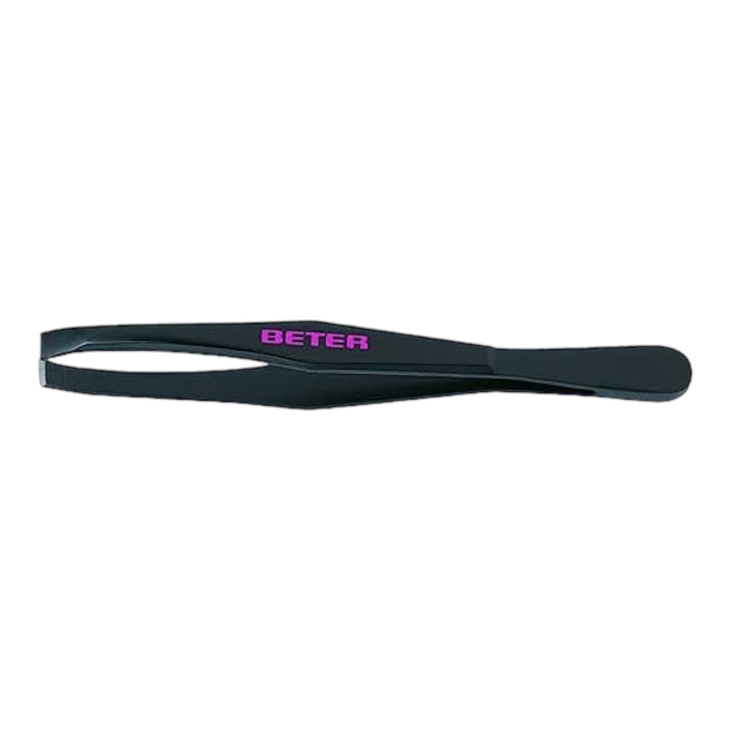 Beter- Pinza de depilar para cejas profesionales, color Negro. La pinza BETER original