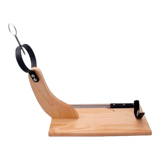 EDM Jamonero Premium con Cuchillo Incluido, Marrón, 38 x 18.5 x 40 Cm 76557 Economico