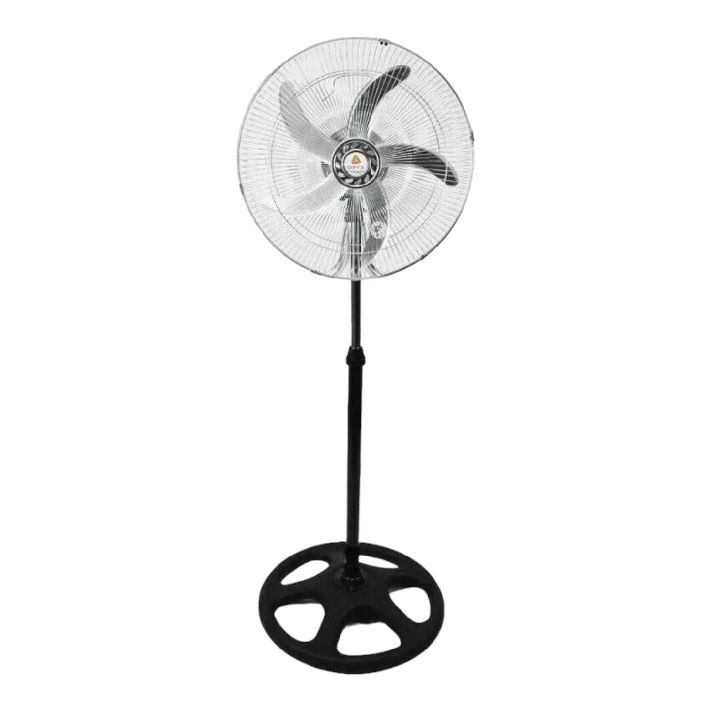 Ventilador de pie 18' pulgadas 90W metálico 5 aspas acero giro 360 grados