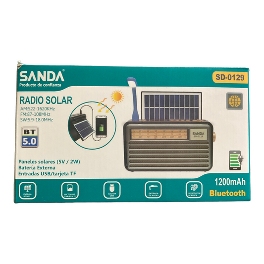 Radio solar SANDA SD-0129