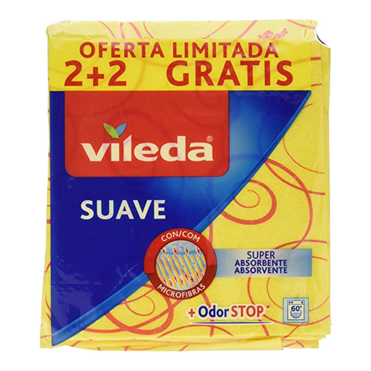 Bayeta vileda suave 2 + 2 gratis 33 x 40 cm