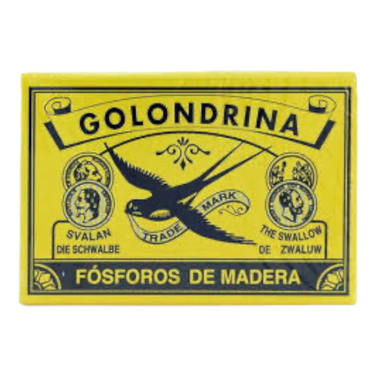 Golondrina - Pack de 3 cajitas de fósforos o cerillas