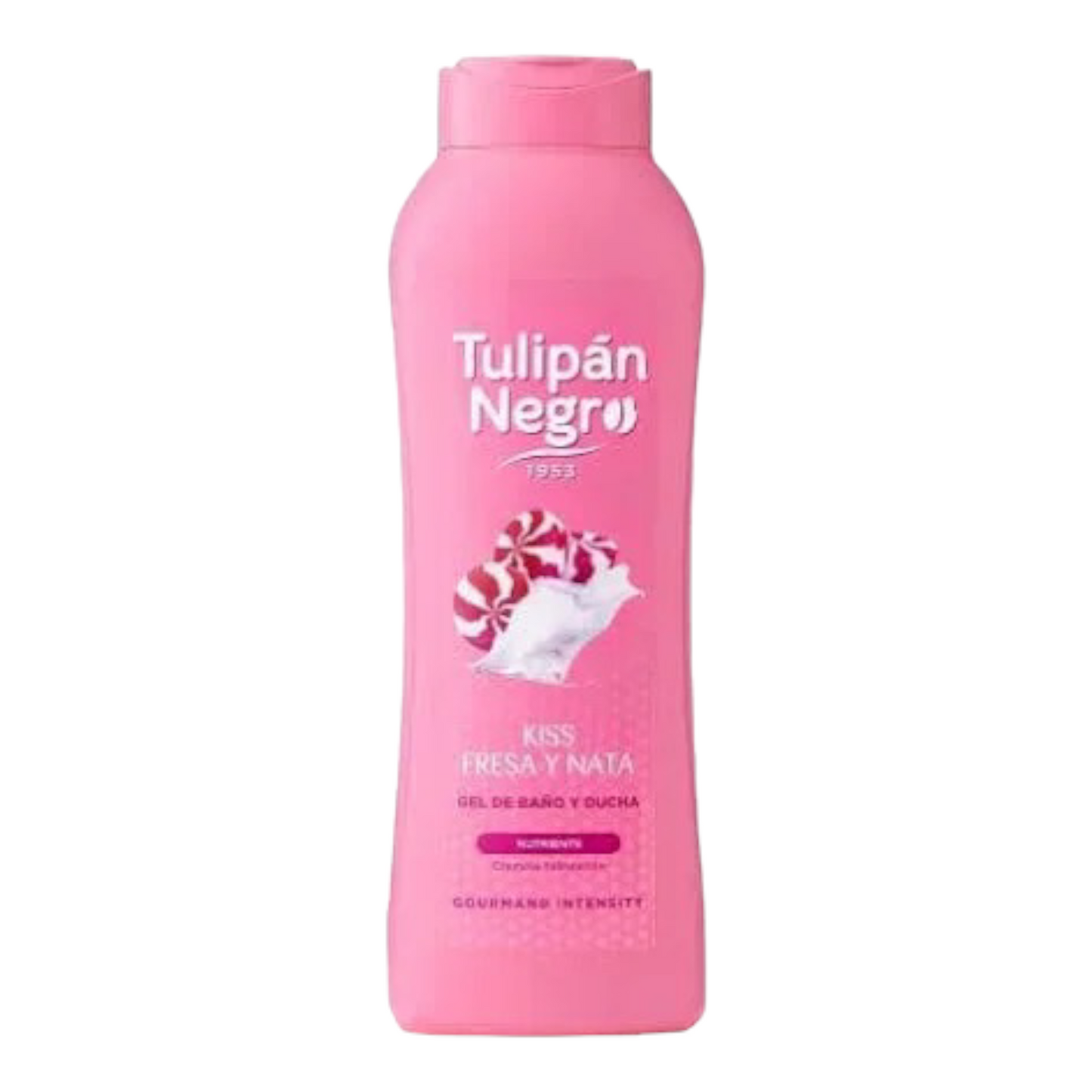 Gel de ducha Tulipán Negro Fresa y Nata