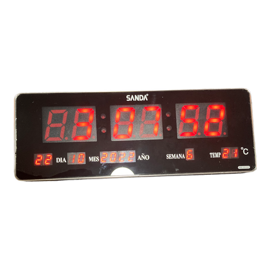 Sanda SD-0002 Reloj Digital de Pared