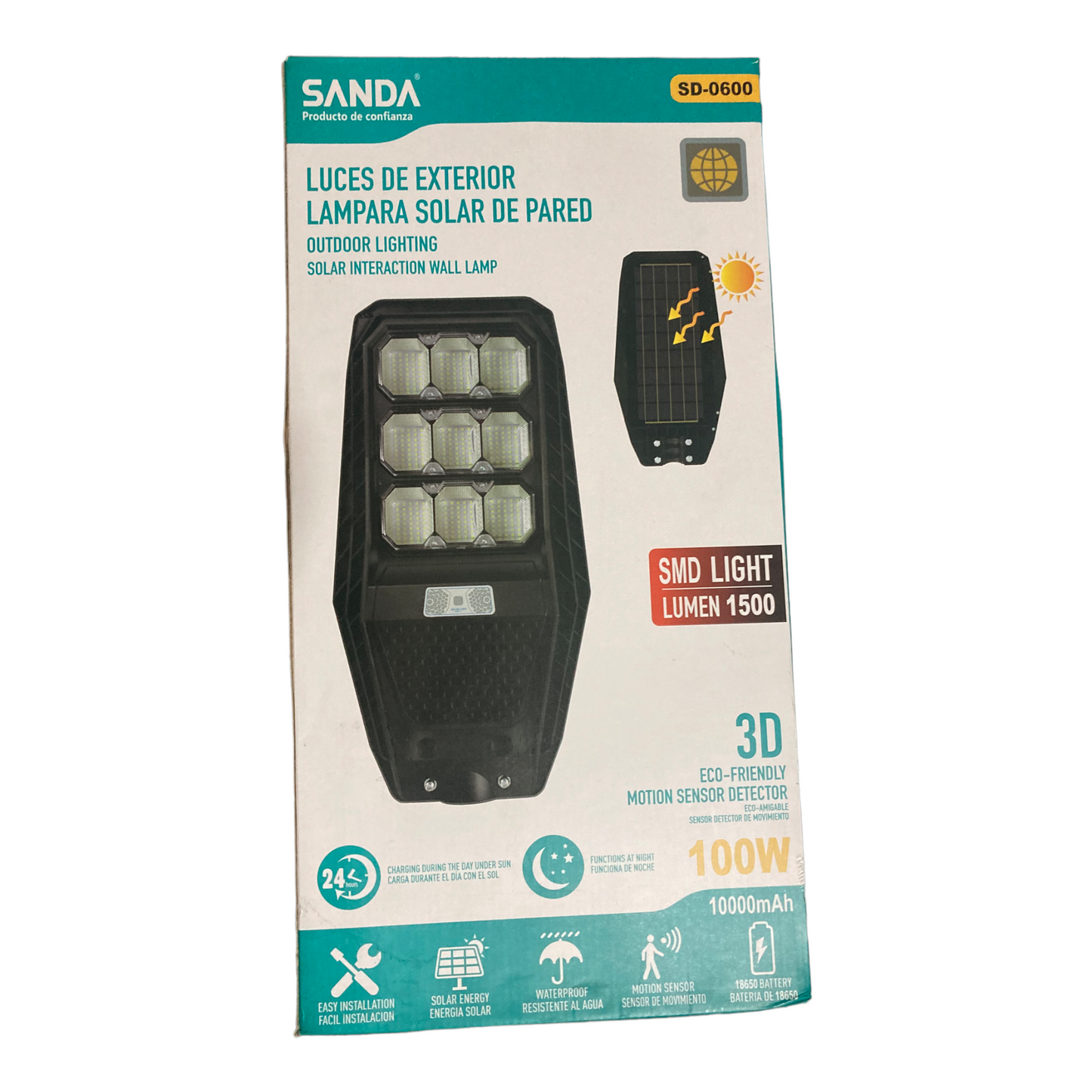 Lámpara solar de pared 100W SD-0600