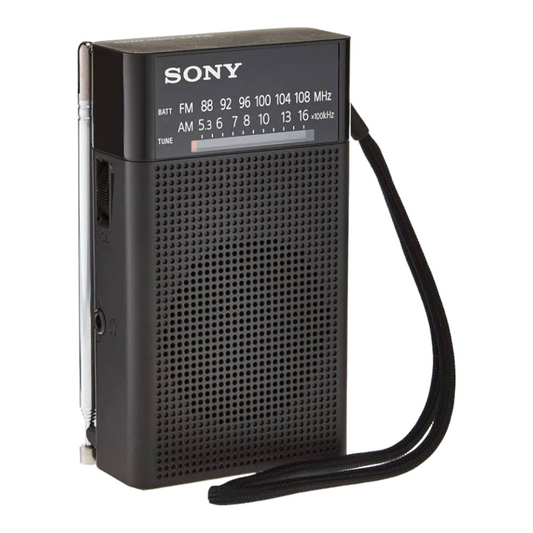 Sony ICF P27 - Radio, Personal, Analógica, AM,FM,MW, 87.5 - 108 MHz, 1 W, 5.7 cm, color Negro