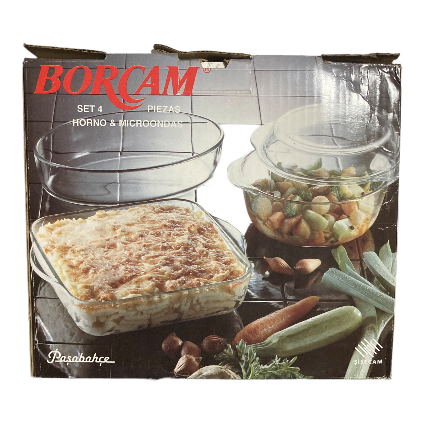 Set 4 piezas Horno-Microondas BORCAM