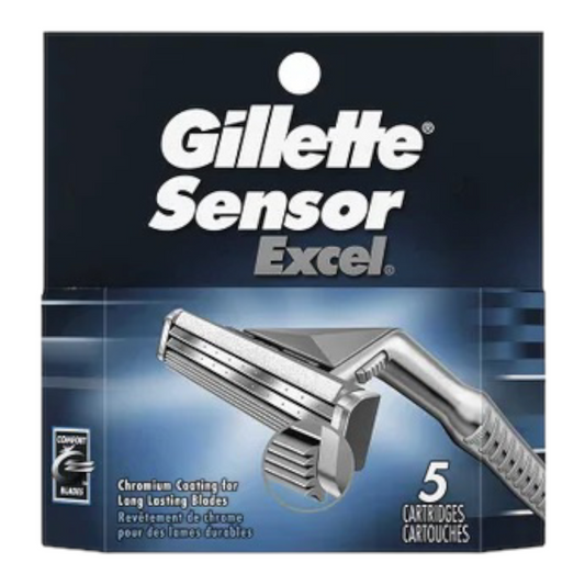 Gillette Sensor Excel Cargador Recambios 5uds