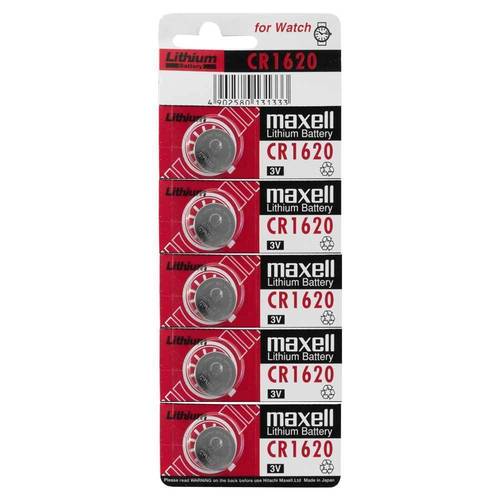 Pilas Maxell CR1620 Blister 5 Unidades