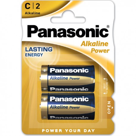 Pilas Panasonic C R-14 Alcalina